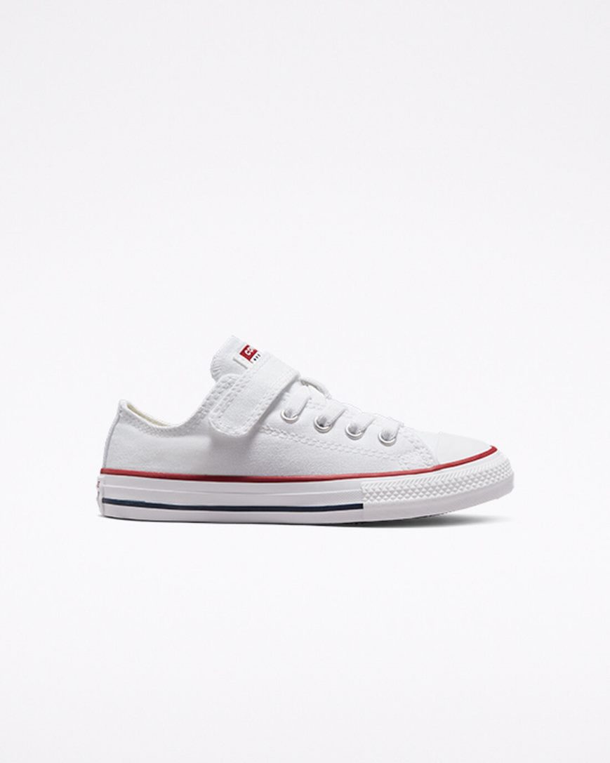 Girls\' Converse Chuck Taylor All Star Easy-On Low Top Shoes White / Beige | AU E8360Z